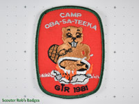 1981 Camp Oba-Sa-Teeka